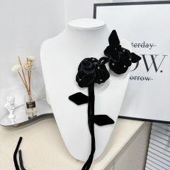 韓版布包胸花女扣針百搭小香風花朵胸針毛衣外套羽絨服裝飾品別針