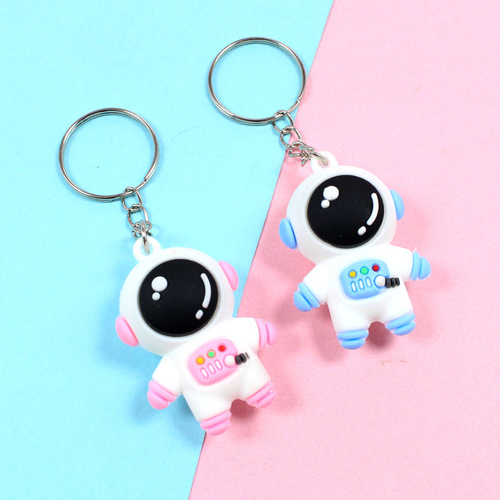 Cartoon small three-dimensional keychain advertising gifts student schoolbag pendant accessories kindergarten prize key pendant