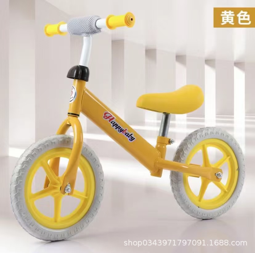 Bicicleta de Equilibrio Infantil 2 Ruedas de Acero al Carbono sin Pedales para Bebés