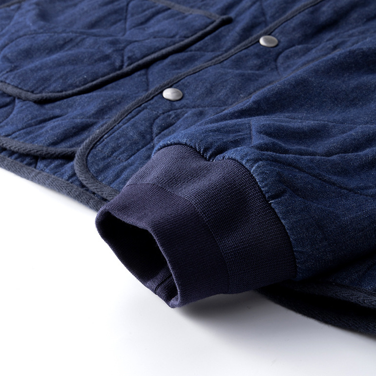 OKONKWO Brown's Beach Jacket multi-Bag Chaqueta acolchada de algodón acolchado Chaqueta vaquera acolchada ameikaji