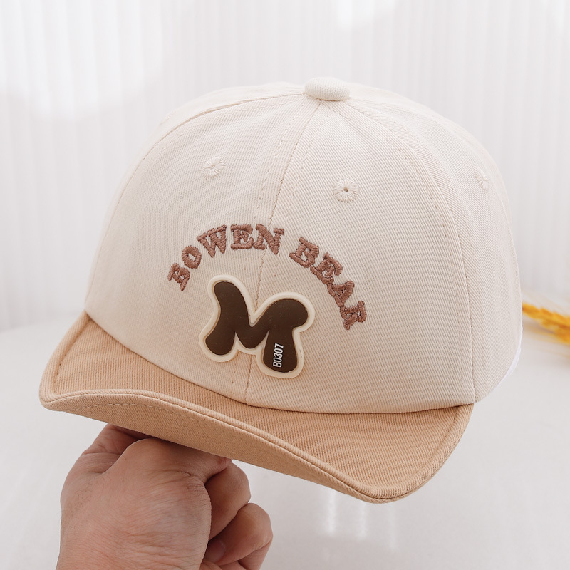 Sombreros para bebés otoño y invierno para niños con bordes suaves de terciopelo para niños sombreros de béisbol para bebés sombreros de boca de pato para bebés