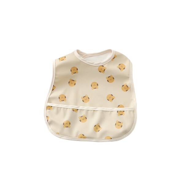 Children's waterproof cute brand eating bib for food