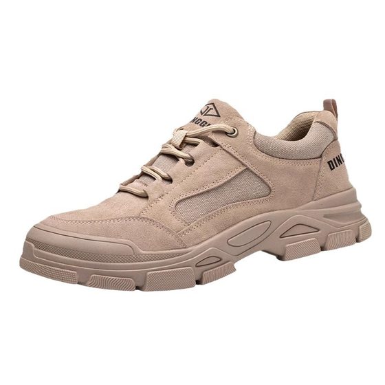 Labor Protection Shoes Men's Anti-smashing and Anti-piercing PLA Training Shoes Work Lightweight Old Protection Breathable Steel Head Construction Site Shoes Insulation
