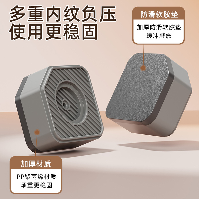 Lavadora doméstica refrigerador pie estera estante de almacenamiento antideslizante AUMENTO DE LA Altura base rodillo impulsor soporte amortiguador estera al por mayor