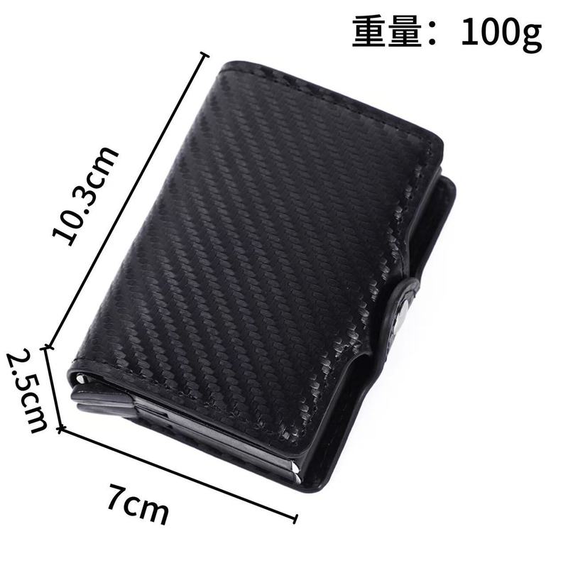 亚马逊热销RFID防盗刷卡包双铝盒自动弹卡信用卡盒多功能卡夹跨境|undefined