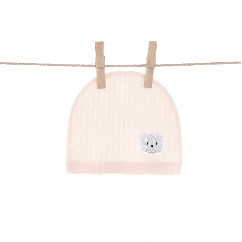 Sombrero de bebé oso Rosa-Verano Delgado