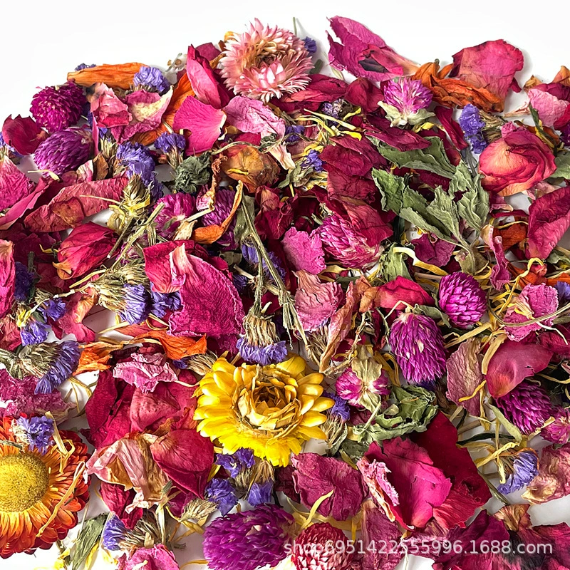 Каждый деревянный блок из золотой травы и цветов для гнездования хомяков, съедобные сухие цветы для украшения среды обитания золотых хомяков, летние древесные опилки.