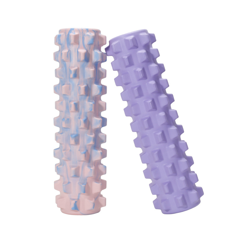 Masaje de relajación muscular sólido alta dureza fitness yoga ejercicio Langya eje de espuma columna de yoga rodillo