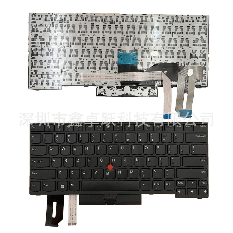Us Is Suitable for Lenovo ThinkPad T480S T490 T495 P43S Laptop Keyboard