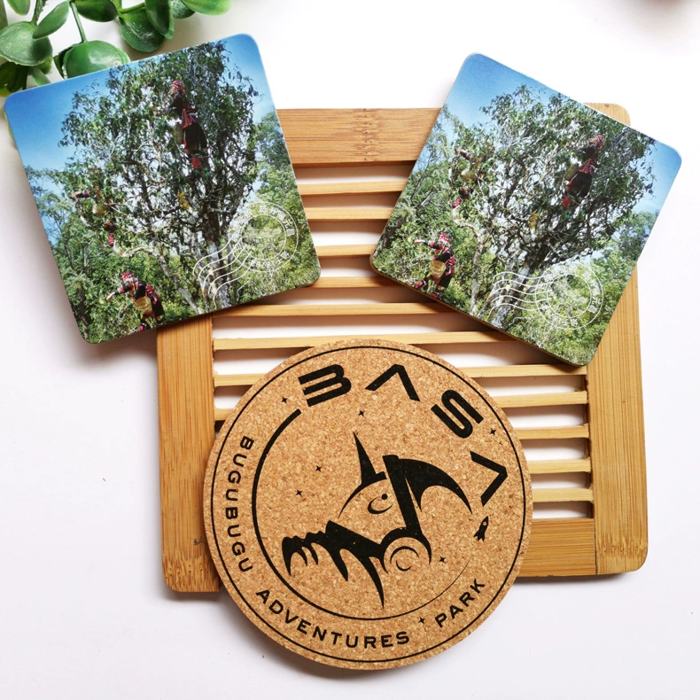 МДФ пробковые подставки водонепроницаемые противообрастающие подставки под заказ все виды подставок для печати логотипа реклама оптом