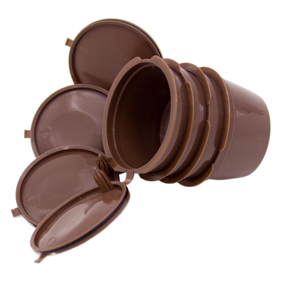 Taza de filtro de café adecuada para Dolce Gusto Duqu KUSI Filtro de filtro de café 4 Pack con cuchara