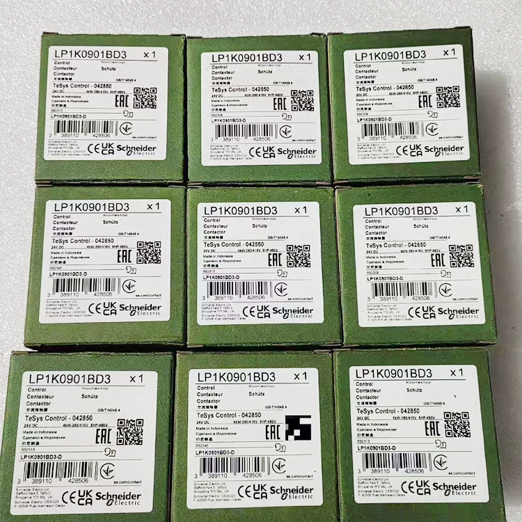 LP1K0901BD/LP1K0901BD3/LP1K0901MD/LP1K0901GD контактор Schnee/De