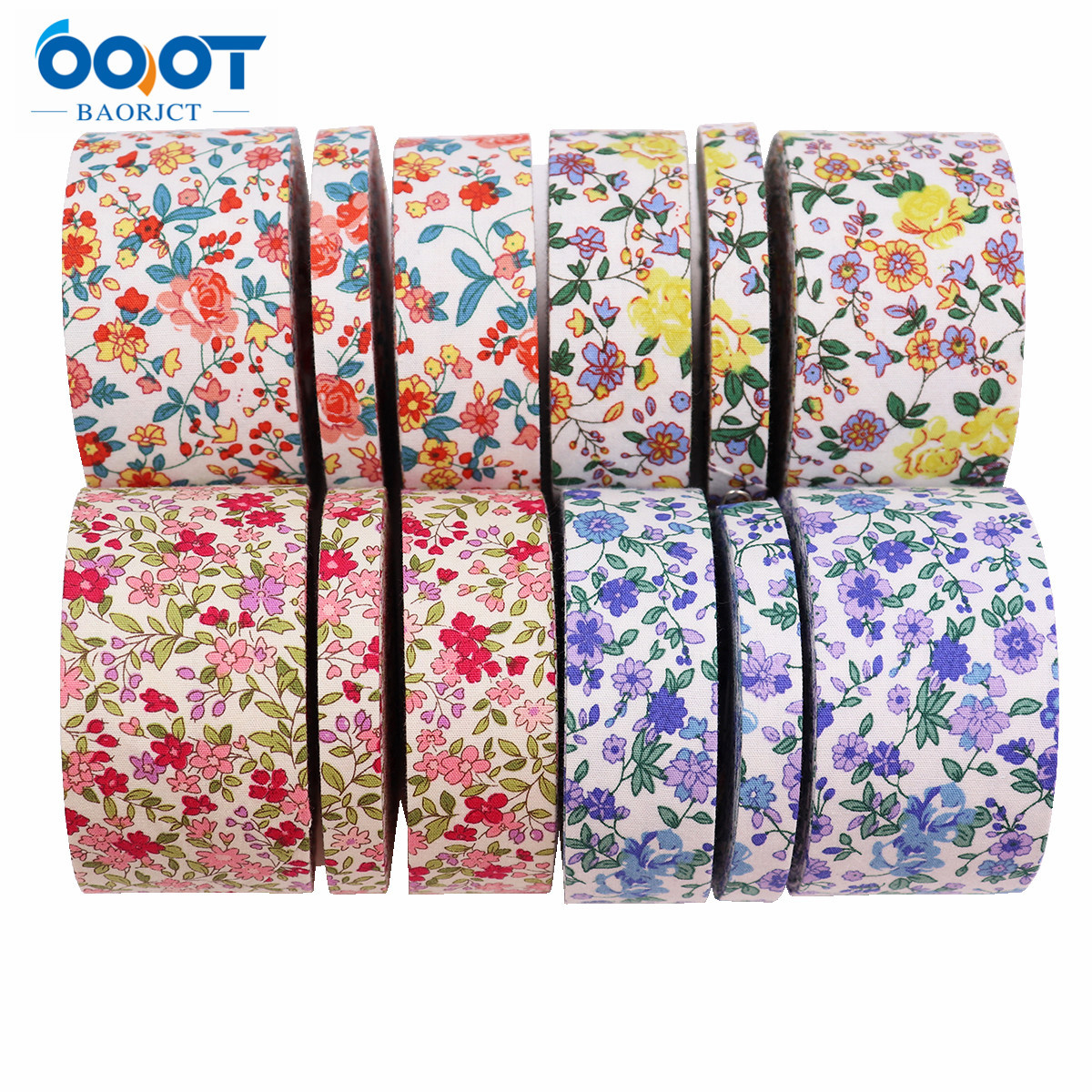 10g Weight Gift Wrapping Supplies Event & Party Supplies Ribbon Jewelry Making Type 1 Piece Quantity Casual Occasion Polyester Material Ditsy Floral Pattern Cute Style 1 Piece Polyester Ribbon Casual Cute Ditsy Floral 6