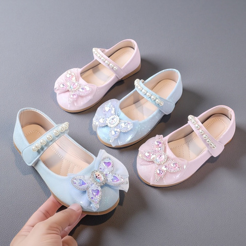 Children's leather shoes, girls 'princess shoes, spring and autumn new style, little girl's soft-sole performance shoes, non-slip single-layer shoes, baby