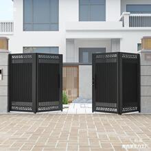 不锈钢合金院子别墅户外电动折叠门外院不锈折叠铁入户庭院铝合金