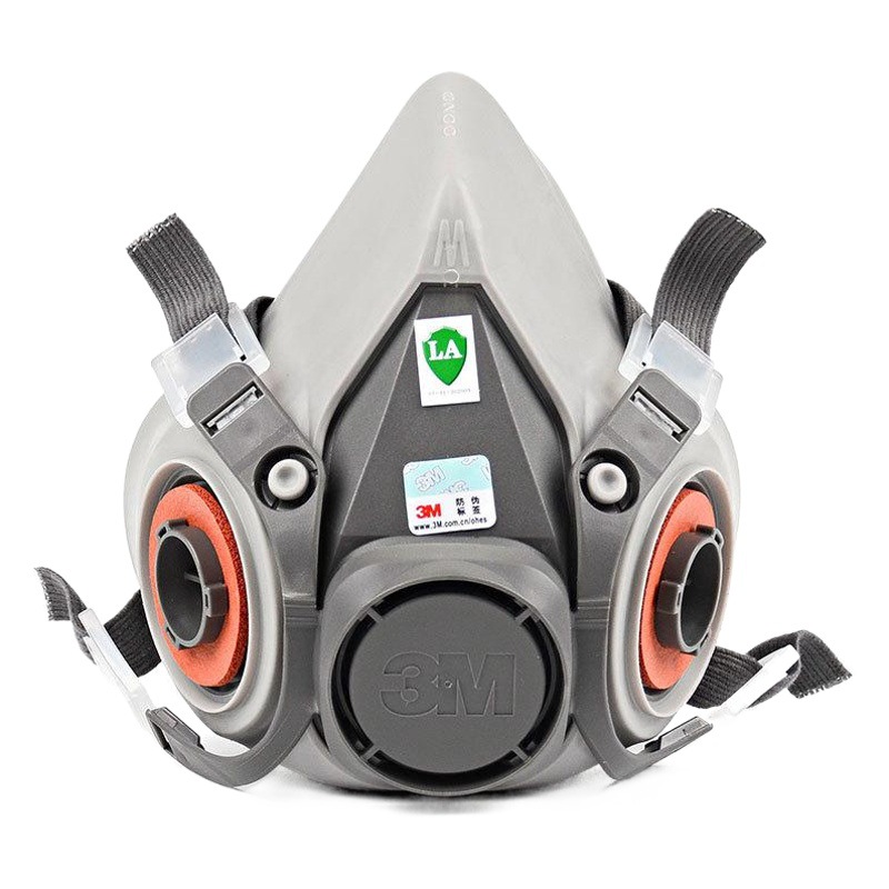 3M6200 + 6005 Anti-Virus máscara anti-formaldehído/Decoración de vapor orgánico fábrica química máscara protectora