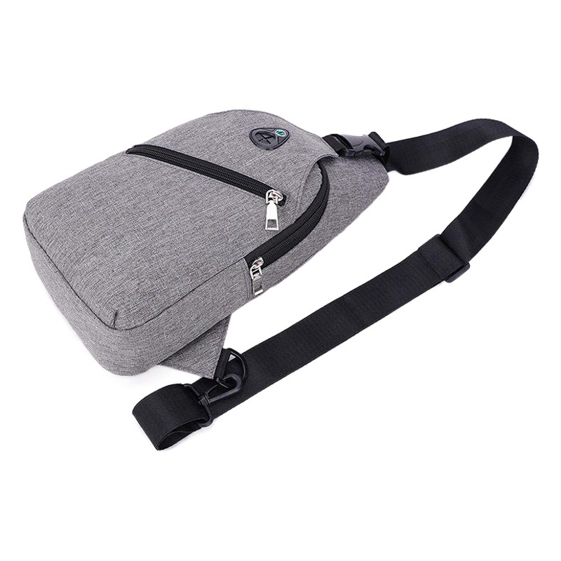 Bolso de pecho de los hombres simple multifuncional Oxford tela deportes ligero todo-fósforo bolso de hombro bolso de mensajero de estudiante de moda de los hombres