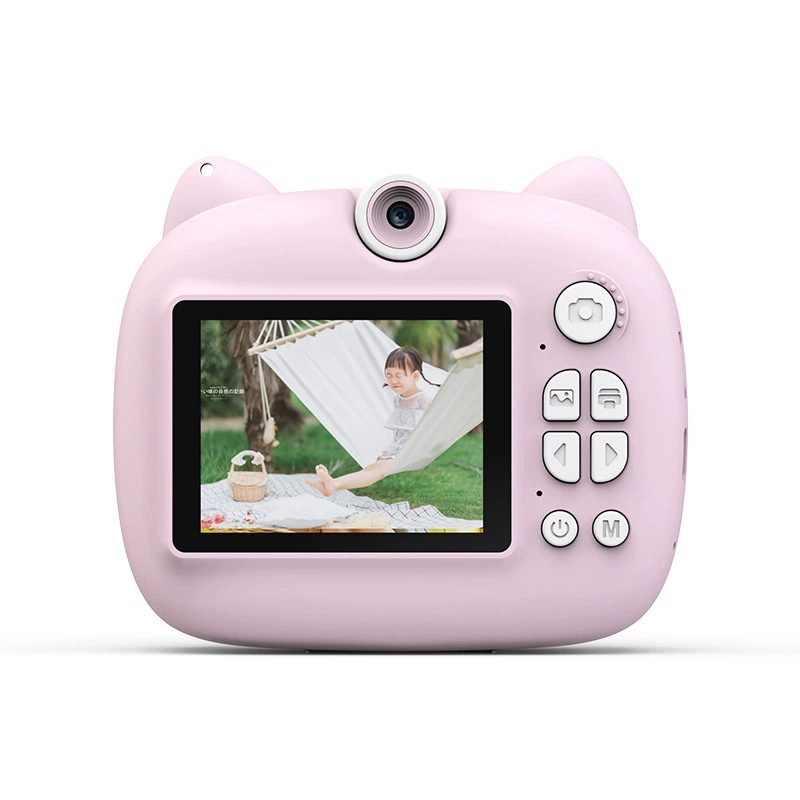 Cross -border new children's shooting heat -sensitive paper printing camera will get high -definition 1080p photographer as soon as they take