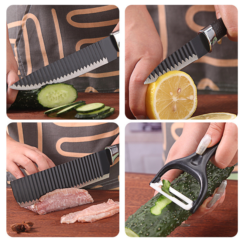 Ocho piezas de fábrica de cuchillos de cocina de venta directa cuchillos de cocina cuchillo de frutas cuchillo de cocina cuchillo de corte