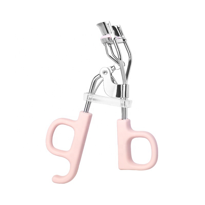 Sunflower Eyelash Clip Wrapper Shear Handle Herramientas de maquillaje portátiles para mujeres con un clip de pestañas volador