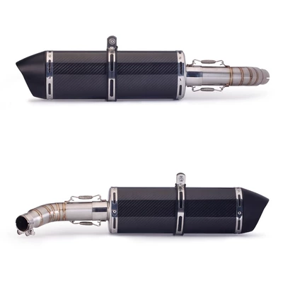 Motorcycle exhaust pipe – Special non-destructive installation for
