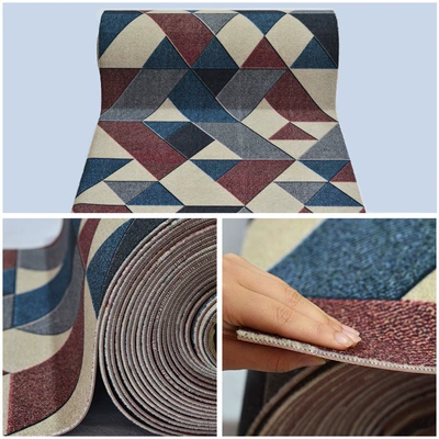 Avtomobil döşəmə paspasları, full of coiled material floor mat - color-spray-geometric-color-spell-06-meters-wide-take-a-few-pieces-and-send-a-few-meters