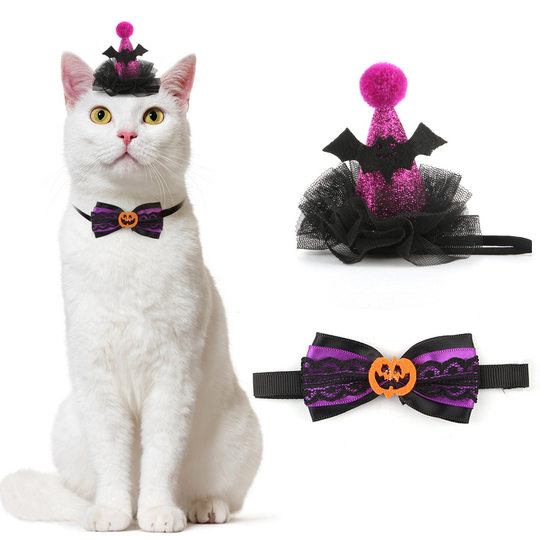 Cross-border Hot Selling Halloween Pet Atmosphere Costume Accessories suit Halloween Cats Dress Up Pet Transformed Dress Up