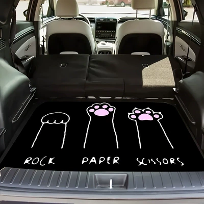 Avtomobil döşəmə paspasları — to maintain and clean - jn-trunk-mat-19-75100cm-crystal-velvet
