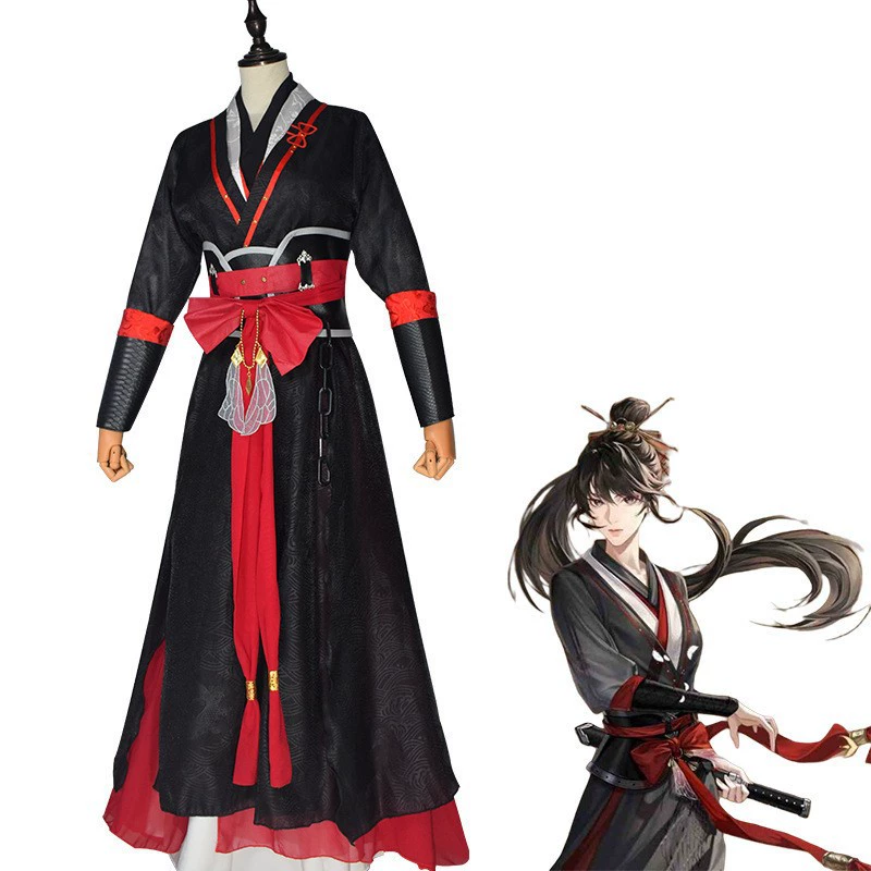 Кодовое имя YUAN, костюм Ах Чан, костюм Ах Чан, реквизит для парика, полный набор в древнем стиле, женская одежда в стиле аниме династии Хань