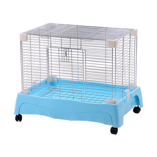 Rabbit drawer type pet cage small rabbit guinea pig double-story villa rabbit cage guinea pig heighten without fence