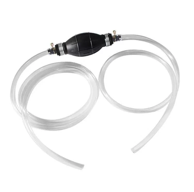 Large Thick Pvc Hose Car Oil Pump Manual Oil Pump Oil Suction Device Siphon Refueling Pipe Oil Barrel Oil Pump (Kempinq və səyahət) - standard-configuration-1-pump-2-iron-clips-12m-08m-tubes