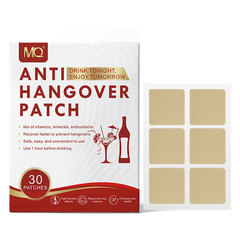 MQ Hangover Relief Patch Cross-Border Anti-Hangover Patch Hangover Relief Patch Post-Drinking Hangover Relief Acupoint Patch 30 Patches/Box