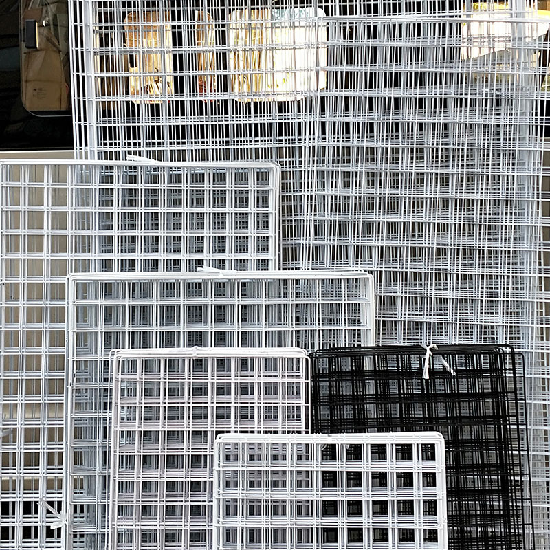 ins grid Hanging basket Tray Barbed wire Shelf supermarket household Storage racks goods shelves Mesh Stands Storage basket