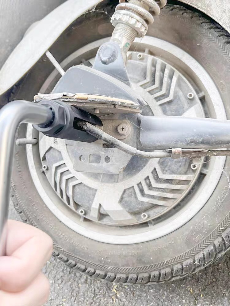 Special tool for disassembly of electric vehicle rear wheel motor screws 21mm open socket wrench electric motorcycle maintenance