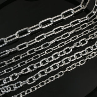 Yuanchang Galvanized Chain German Standard 763 Stainless Steel Lift Lock Car Fence Fitness Equipment Iron Chain Spot Wholesale