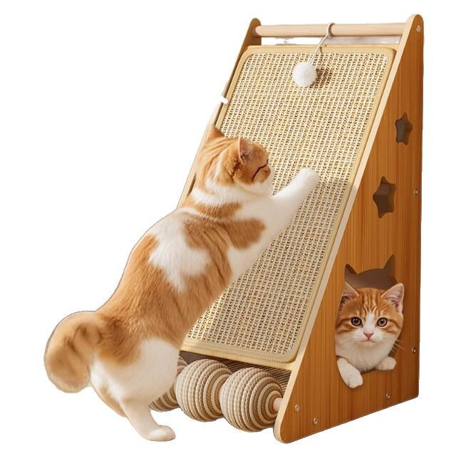 剑麻猫抓板立式耐磨不掉屑贴墙猫爪垫猫抓板窝防猫抓沙发保护用品|undefined