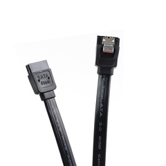 SATA cable III 6Gbps straight hard drive SSD 2.5 SATA data cable with locking clip serial hard drive data