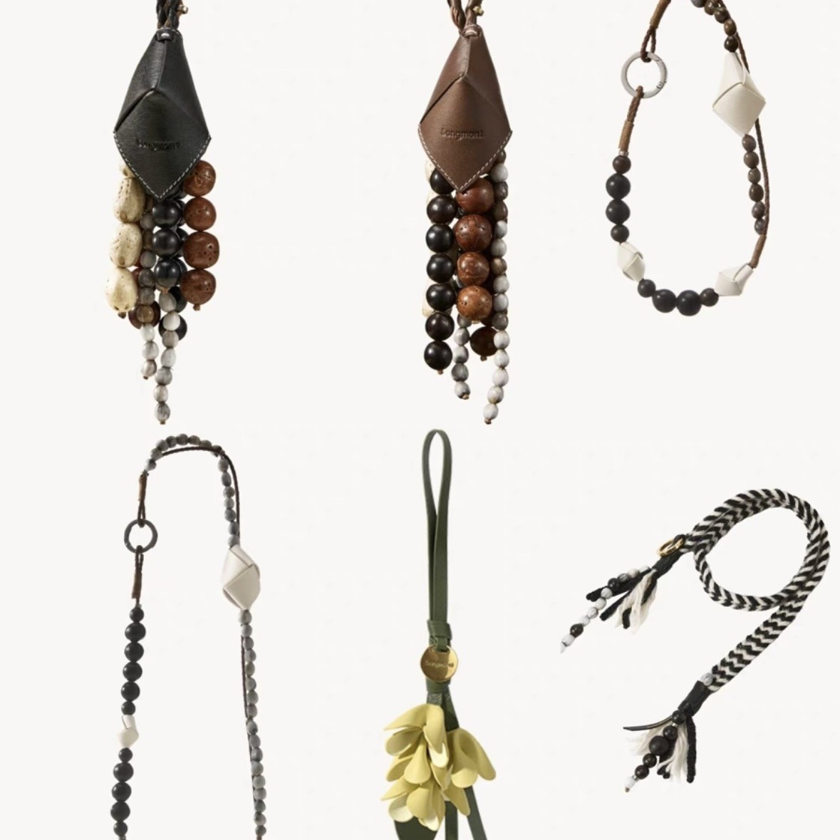 Hay un tubo giratorio de pino, piedra, semillas de Bodhi, calabaza, taza de alivio de preocupaciones