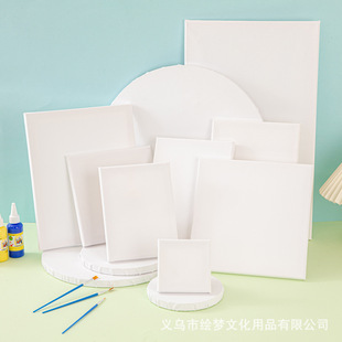 Factory wholesale a variety of square oil painting frame beginners practice blank painting frame hand-painted acrylic with frame oil painting frame