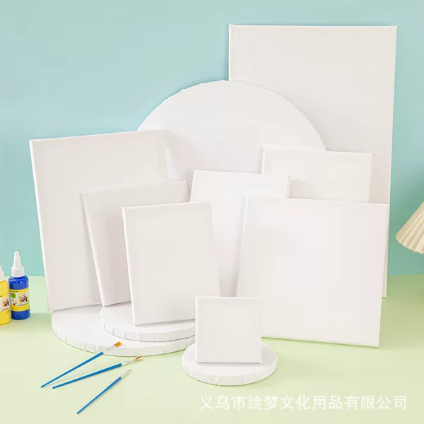 Factory wholesale a variety of square oil painting frame beginners practice blank painting frame hand-painted acrylic with frame oil painting frame
