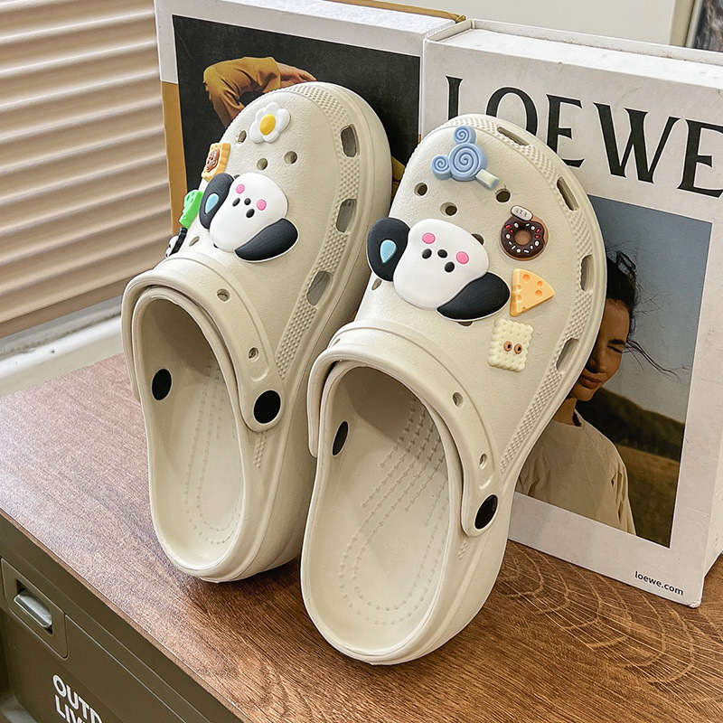 Moda de moda de primavera y verano para mujer, casual diario, cabeza redonda, zapatos con agujeros clásicos, zapatos con agujeros de mujer Baotou transpirables