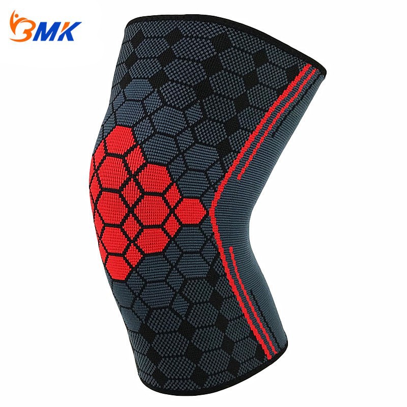 Rodillera deportiva de compresión con muelles de soporte y silicona antideslizante, ideal para correr, gimnasio y ciclismo