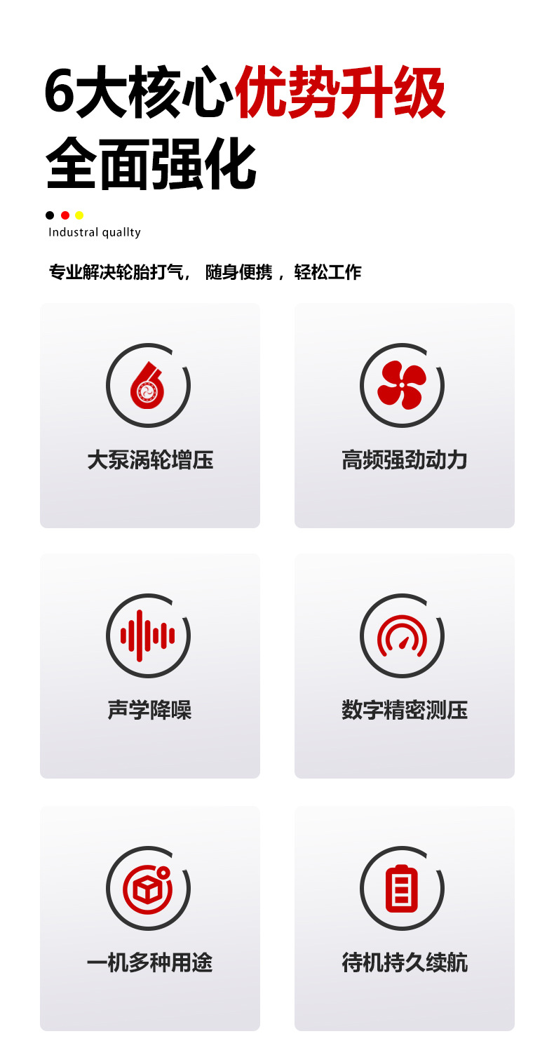 Handheld car air pump portable electric car air pump car small wireless digital display tire air pump