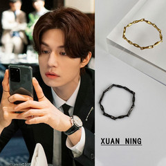 李棟旭同款鏈條戒指女 ins韓劇九尾狐傳同款指環情侶食指戒節日禮