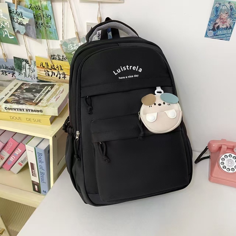 日系书包女学院风大容量甜美可爱背包清纯初高中学生多隔层双肩包|undefined