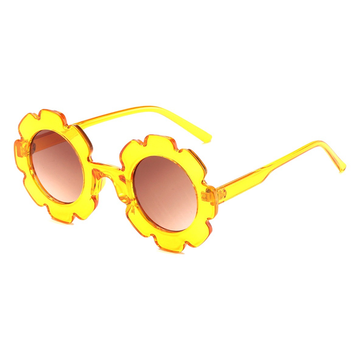 2021 nueva moda girasol gafas de sol para niños y niñas bebé lindo niños bisagra de metal gafas de sol 6311
