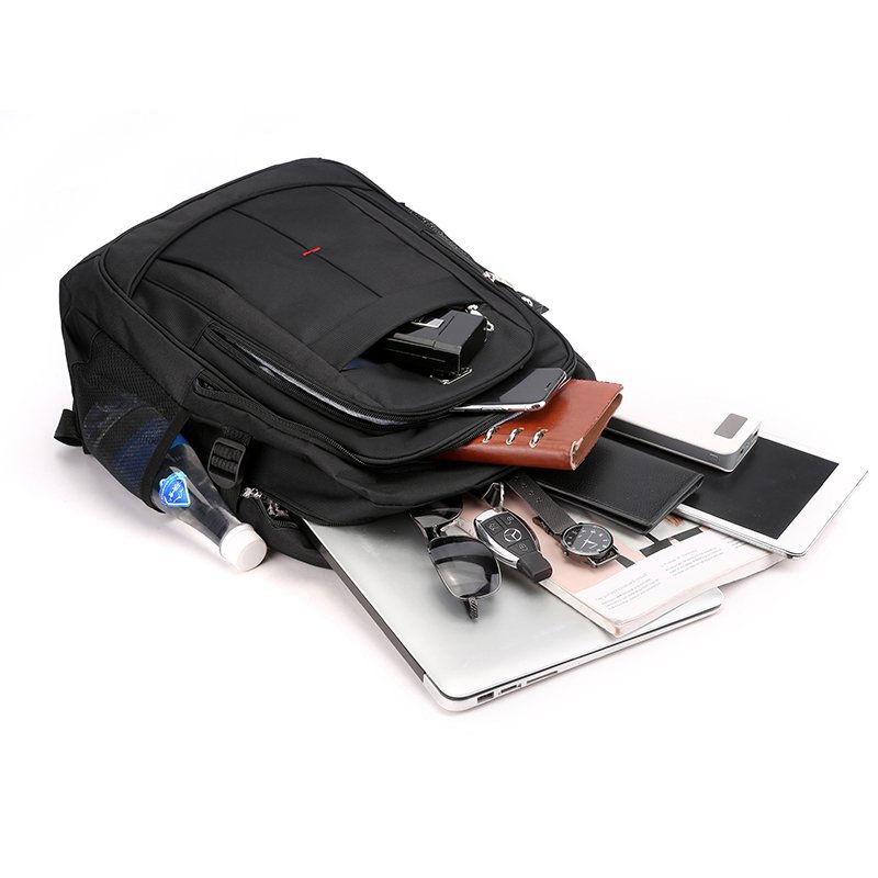 837g Weight Polyester Lining Material Zipper Closure Type Double Shoulder Straps Strap Type Zipper Backpack Bags Type School, Daily Occasion Oxford Cloth Material Waterproof Function School Backpack Backpack Solid Color Pattern All Seasons Season Unisex Gender Classic Style Style Square Shape Large Size Waterproof Solid Color School Daily School Backpack 16