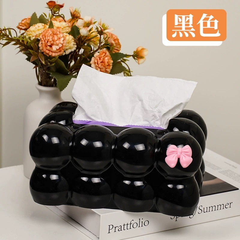 Caja de pañuelos de salón de lujo ligero creativo casero caja de extracción de papel de algodón mesa de comedor caja de almacenamiento de servilletas caja de extracción de papel