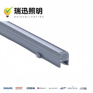 Factory Direct 12W Outdoor Waterproof LED Line Light Hotel Building DMX512 Colorful Linear Contour Light