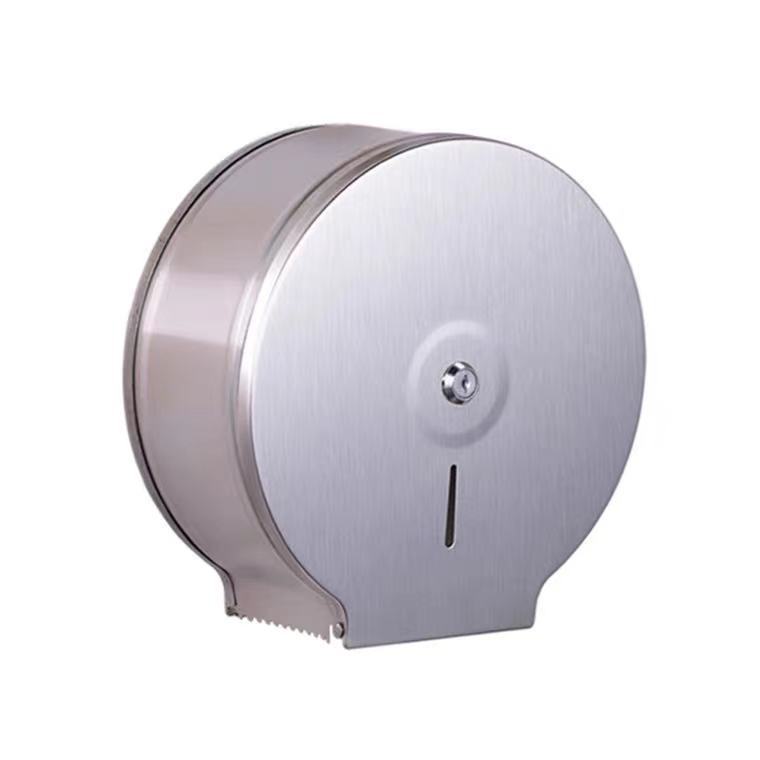 Acero inoxidable 304 bandeja de toallas de mano gran caja de papel de rollo de hoteles baños públicos caja de toallas impermeable